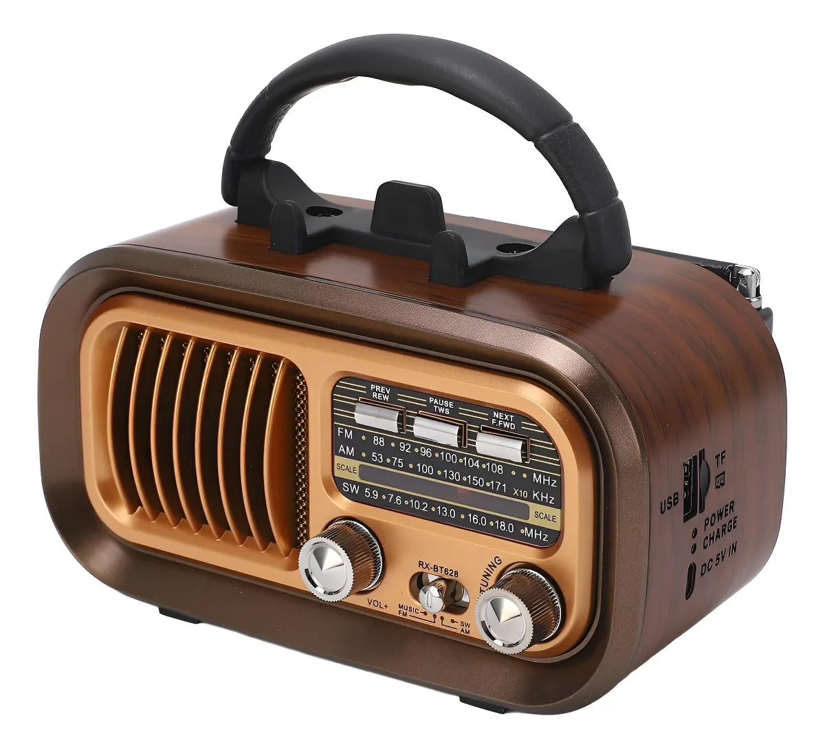 Radio Parlante Inalámbrico Fm Bt Recargable Solar Portatil Diseño 1