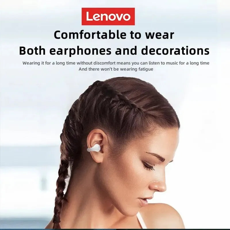 Audífonos Tipo Ear Clip Lenovo Xt83ii Audifonos Para Deporte Negro