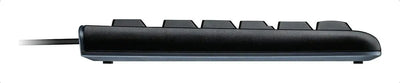 Kit de teclado y mouse Logitech MK120 Español Latinoamérica de color negro