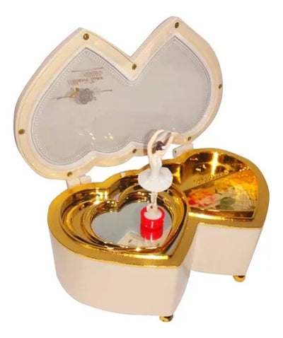 Joyero Caja Musical Regalo Para Dama Mujer Niña Off20% Dorado