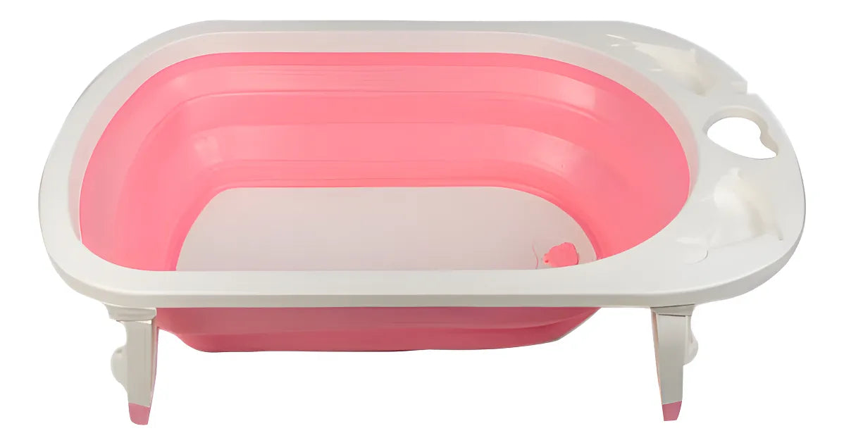 Bañera Para Bebé Plegable Rosa Bañera Plegable
