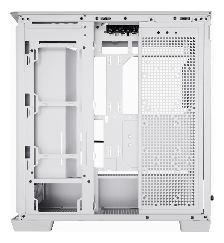 Chasis Gabinete Gamer Apnx C1 Blanco X4 Fan Argb