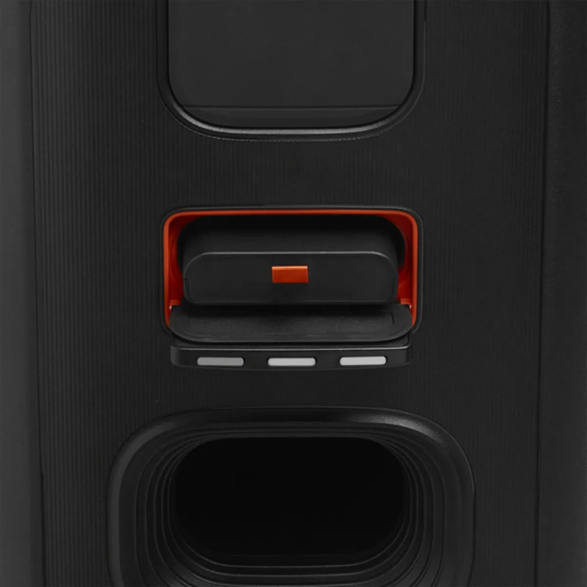 Parlante JBL PartyBox Stage 320 JBLPBSTAGE320AM portátil con bluetooth waterproof negra