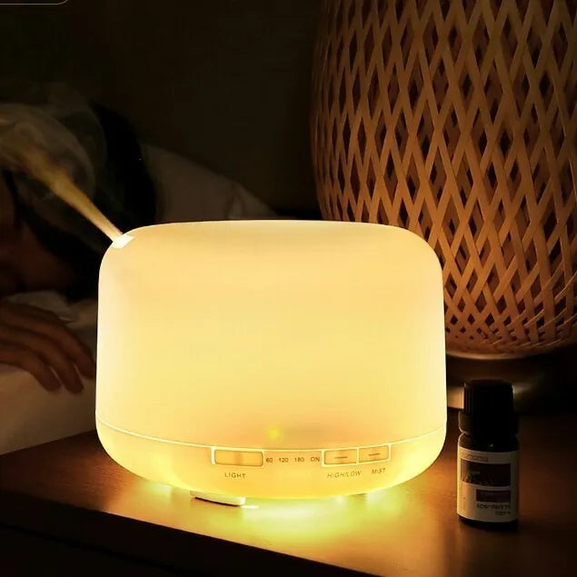 Humidificador Atomizador Difusor De Aroma Led Color Blanco
