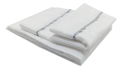 Sábana Ajustable Para Colchón Corral Color Blanco Diseño De La Tela Lisa