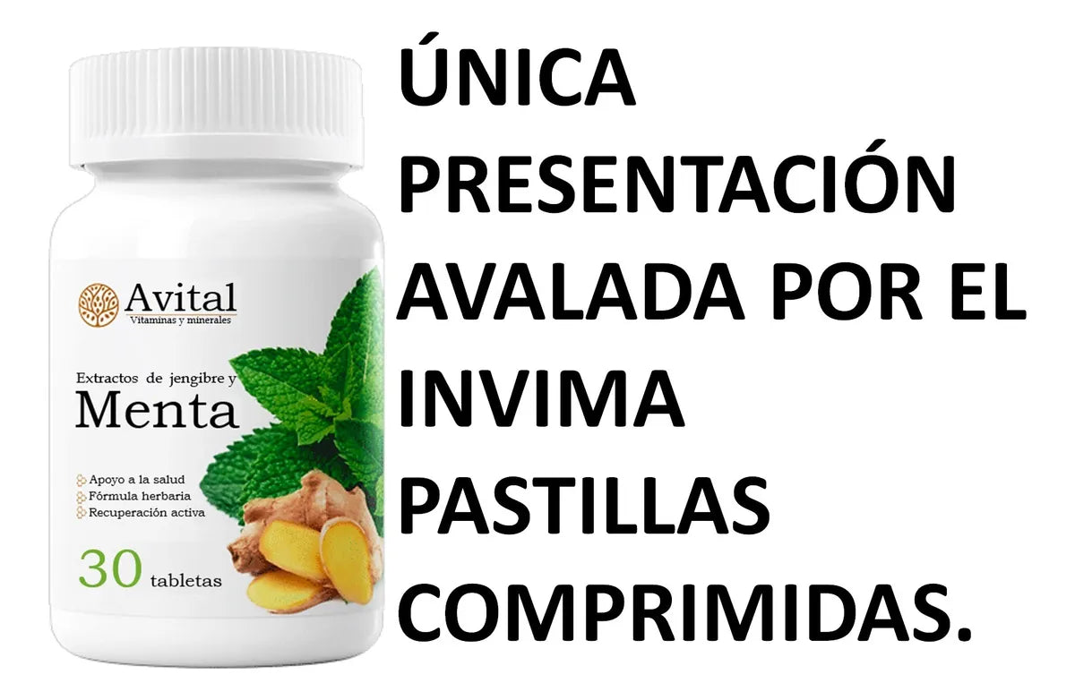 2 Avital Menta Original +regalo Menta