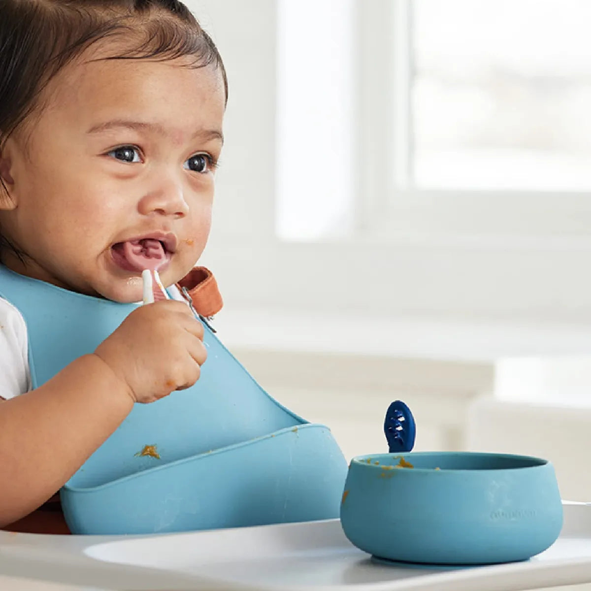 Tazones De Succión Para Bebés De Silicona Antideslizante