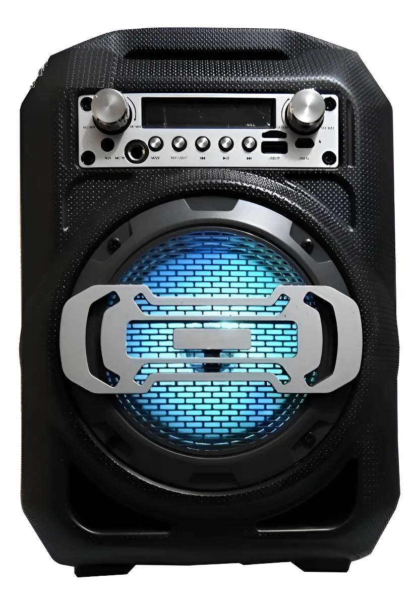 Parlante Altavoz Portatil Bluetooth, Fm, Usb, Sd ,aux, Micro Negro