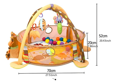 Gimnasio Y Corral Para Bebe Leon, ( Piscina De Pelotas ) Color Leon