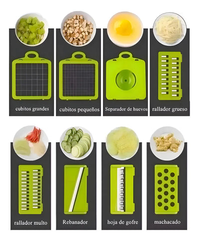 Rebanadora Segura Mandolina De Verduras Comidas Picadora Sli Color