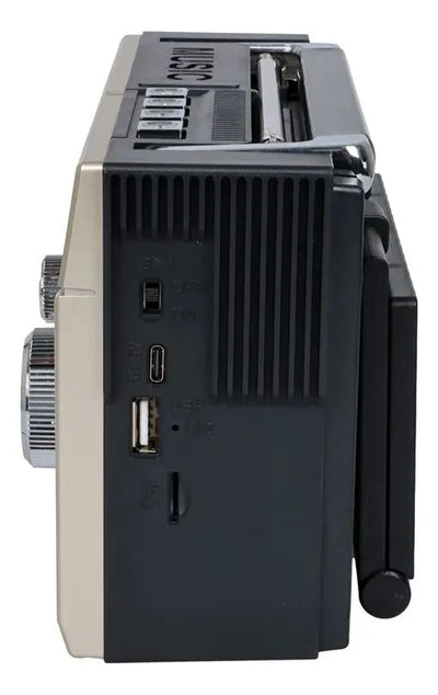 Parlante Radio Altavoz Retro Inalámbrico Bluetooth Linterna Diseño