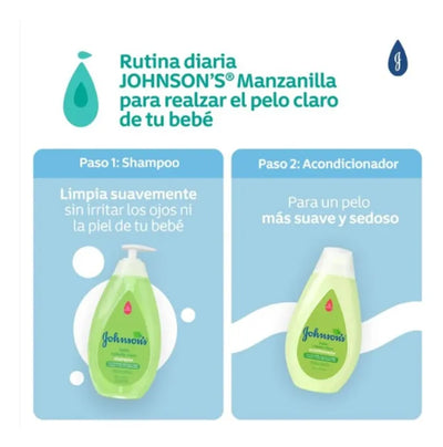 Shampoo Johnsons Baby Manzanilla Cabello Claro X 1000 Ml