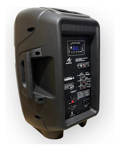Cabina Activa De 10 Américan Sound Aspa108x Excelente Sonido Negro