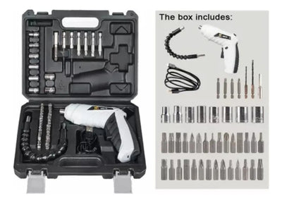 Para Taladros Destornilladores Inalambricos Electrico - Negro - 50