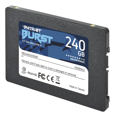 Disco sólido interno Patriot Burst PBU240GS25SSDR 240GB negro