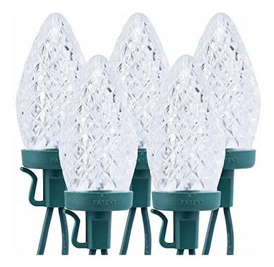 C9 Guirnalda De Luces Led Navideñas, 50 Led, 33 Pies, Luces