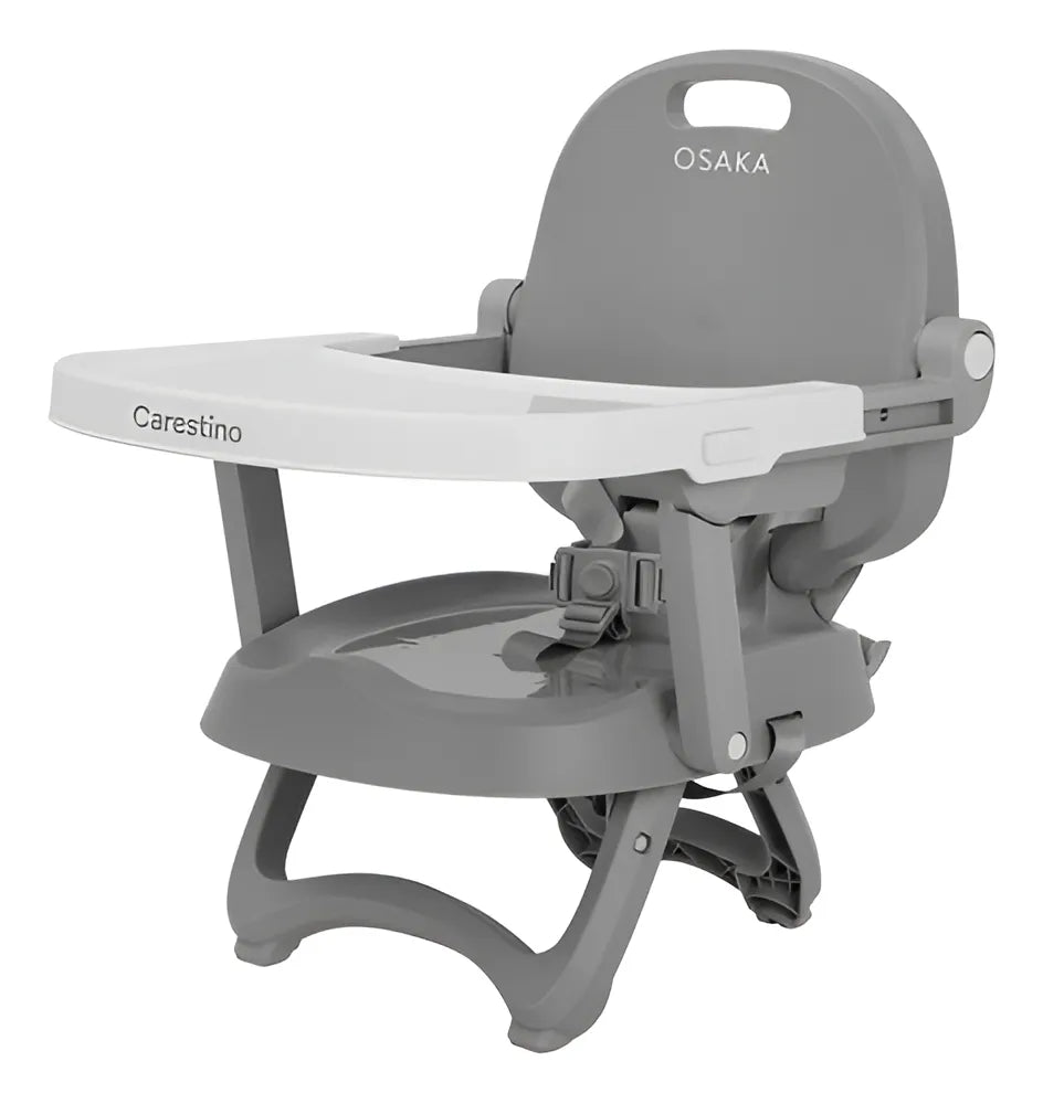 Carestino Silla De Comer Osaka Booster Color Gris