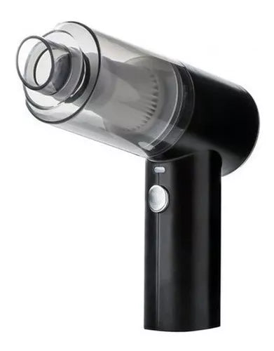 Aspiradora Auto Portatil Usb 2 En 1 Recargable Inalambrica Color Negro