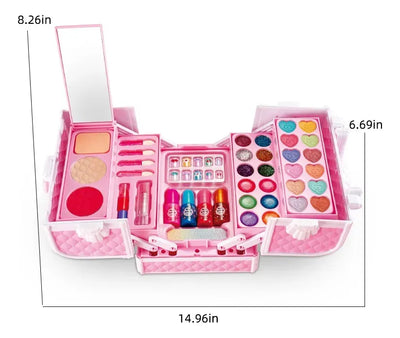 Maquillaje Para Niñas Lavable No Toxico Maleta Makeup Regalo