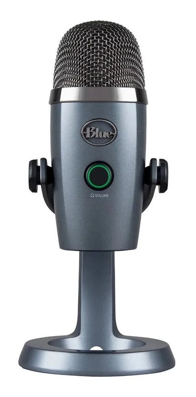 Micrófono Blue Yeti Nano Condensador Omnidireccional color shadow greyS