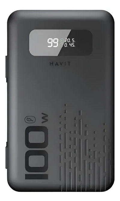 Powerbank Havit 20000 Mah Telefono Celular Portatil Tipo C Negro