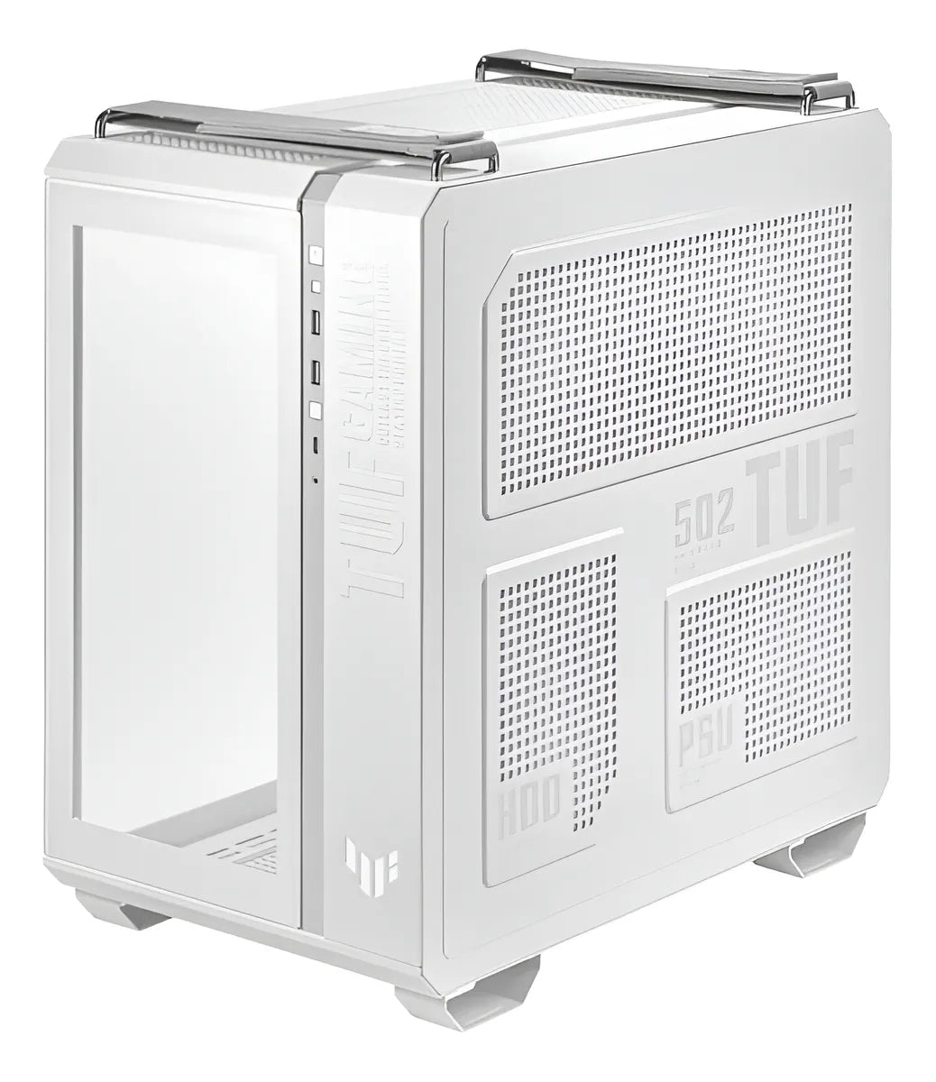 Caja / Chasis Asus Tuf Gaming Gt502 Blanco Y Negro
