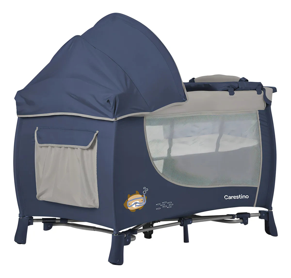 Carestino Cuna Corral Marsella Color Azul marino