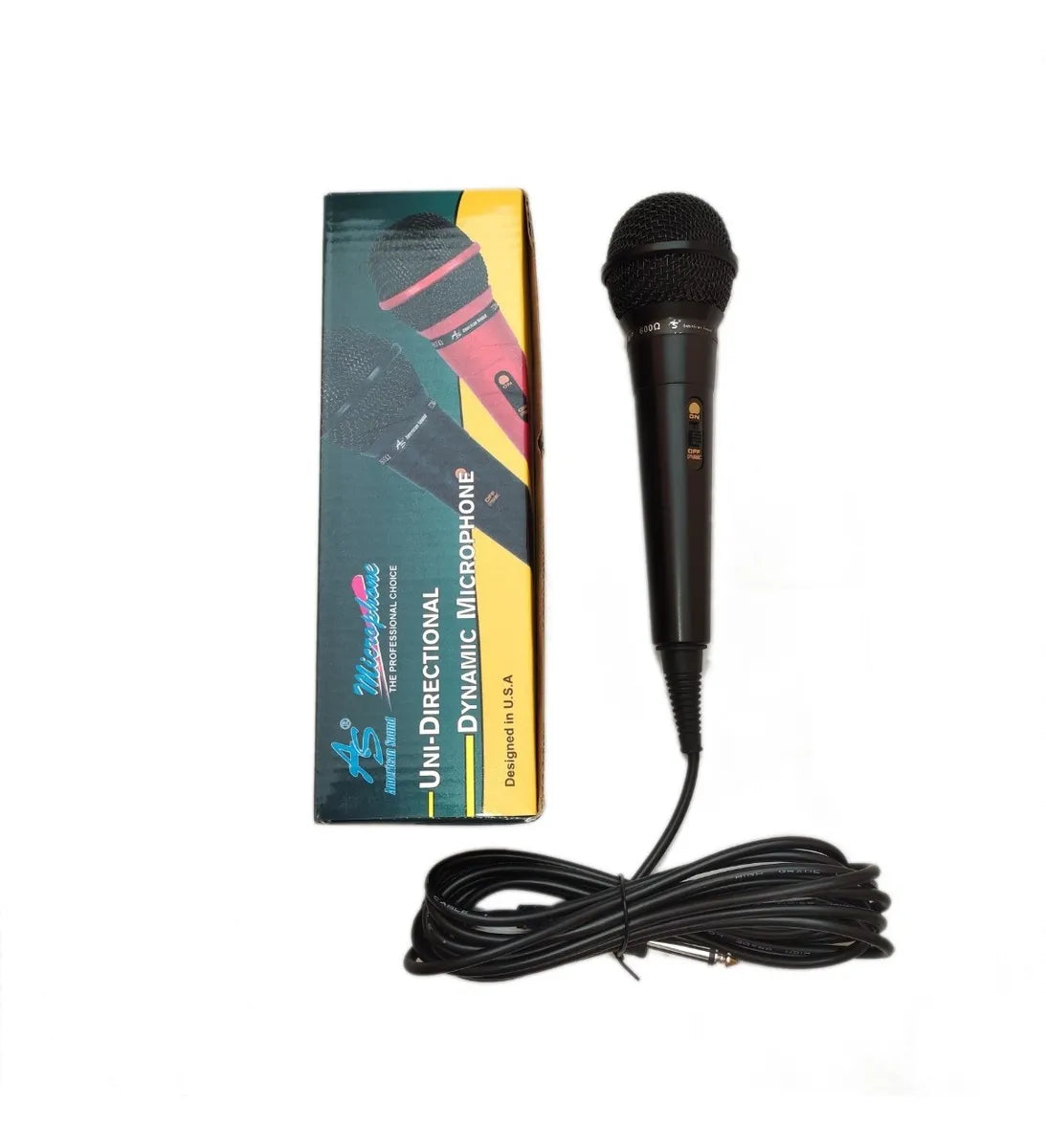 Parlante American Sound 8 Pulgadas Profesional+microfono Negro