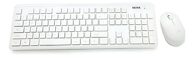 Combo Teclado Y Mouse Inalambrico 2.4g Windows Mac Seisa