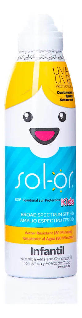 Kids Broad Spectrum Spf 50+ Continuous - Solor