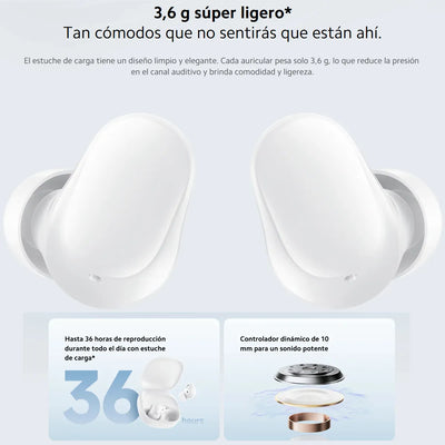 Xiaomi Redmi Buds 6 Play Auriculares Táctil Manos Libres Blk Negro