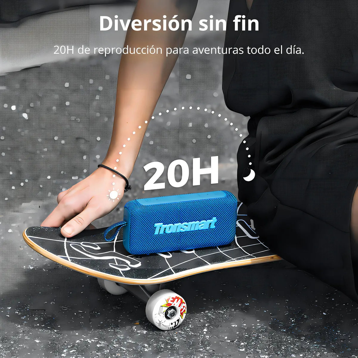 Tronsmart Trip 2 Bocina Bluetooth Portátil Para Exteriorir