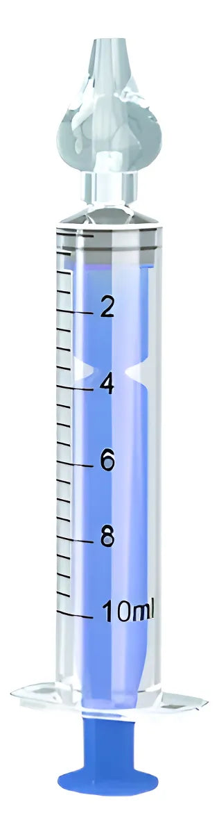 Aspirador Nasal Suave Seguro De Silicona Para Bebés Y Niños Color Azul