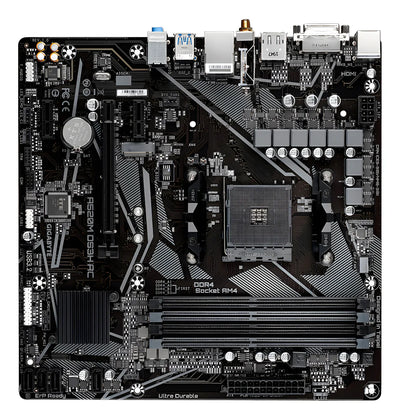 Motherboard Gigabyte A520m Ds3h Ac Am4 Wifi M.2 Nvme