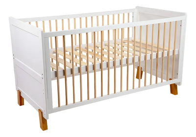 Cuna Cama De Madera Carestino Vigo 140x70 Blanco