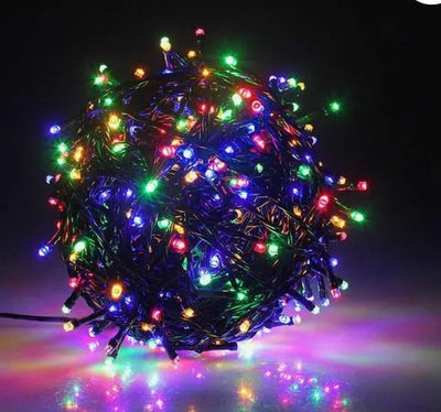 Instalación Navideña Lineal Led X200 Luces Surtidas Y Blanca Surtidos