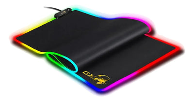 Pad Mouse Gamer Genius Gx 800s Rgb Iluminado Antideslizante Negro