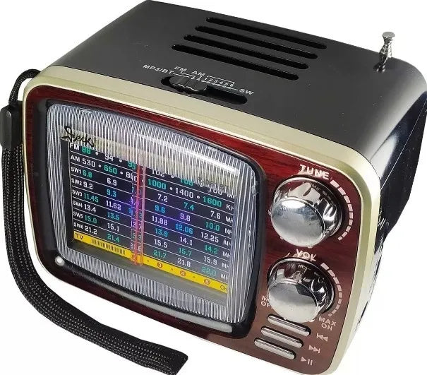 Radio Parlante Bluetooth Am/fm/usb/mp3 Recargable Retro 061
