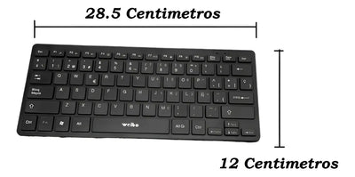 Kit de teclado y ratón Wb8068 con transmisión inalámbrica de hasta 10 m