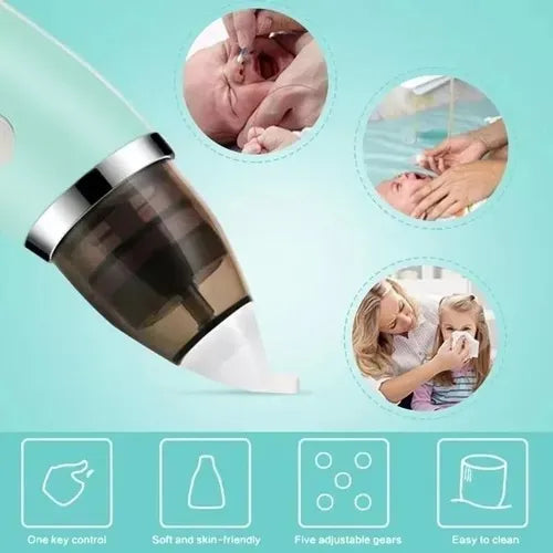 Aspirador Nasal Para Bebés Limpiador Eléctrico De Nariz Disponibilidad