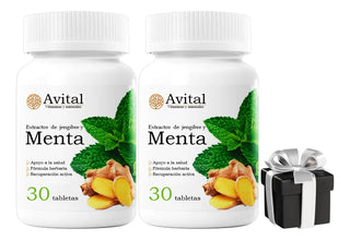 2 Avital Menta Original +regalo Menta