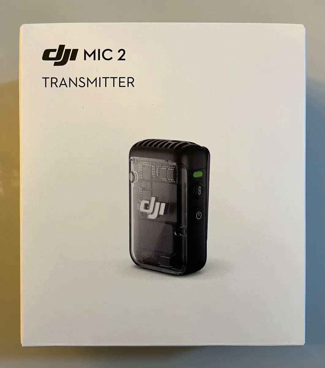 Transmisor Dji Mic 2 Transmisor Inalámbrico Micrófono Color Negro