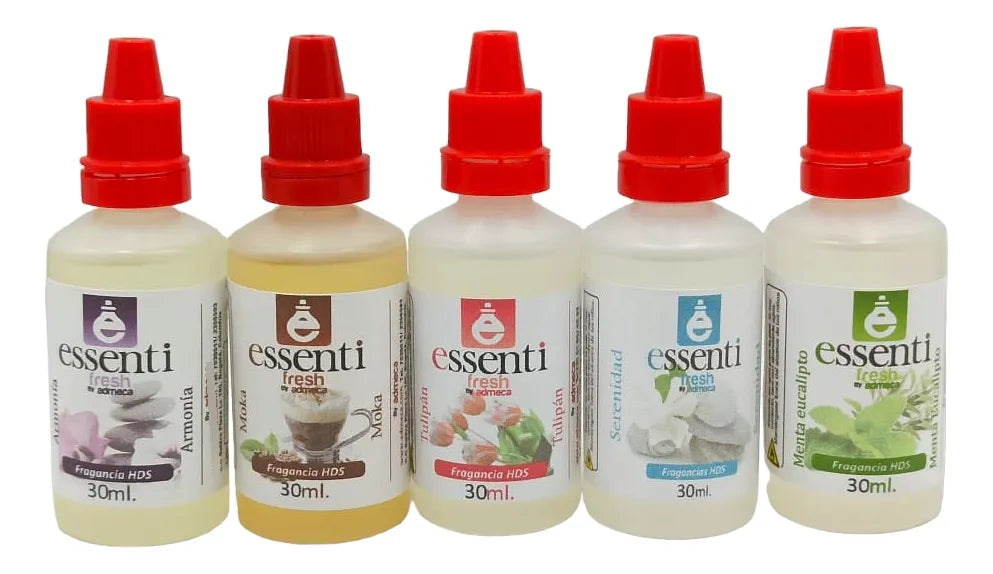 Esencia Fragancia Hidrosoluble Para Humidificador Set X 5