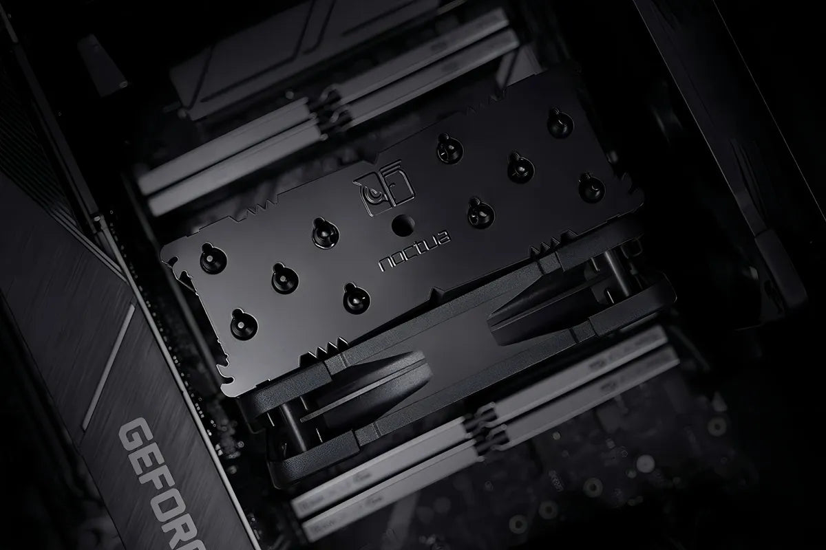 Noctua Nh U12s Chromax Black Disipador Cpu Lga115x Am4 Rendi Led Sin Led