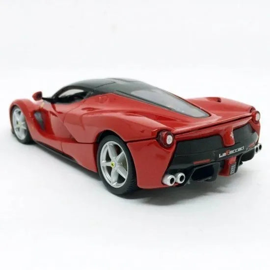 Auto a escala Bburago LaFerrari color rojo