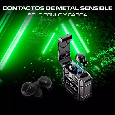 Audífonos Tws Bluetooth Gamer M25 Negros Inalámbricos