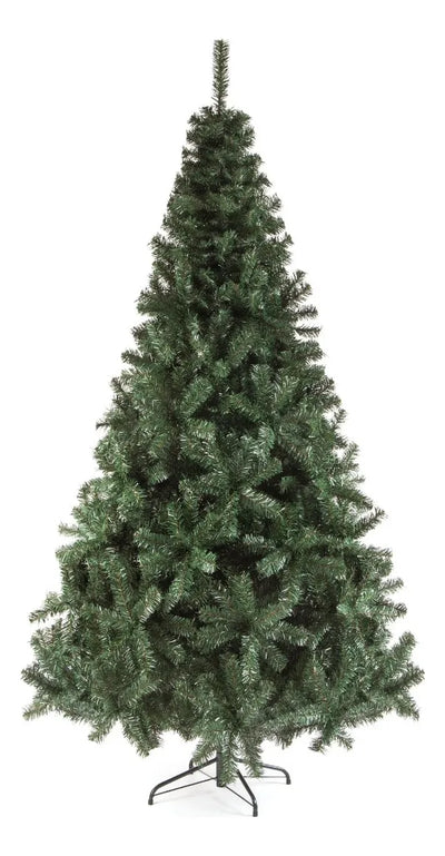 Árbol De Navidad Cascada Navideño 1.80m Para Bolas Adornos Verde