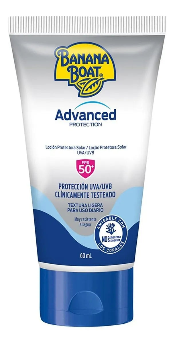 Protector Solar en Loción Banana Boat Advanced FPS 50 Ligero 60ml