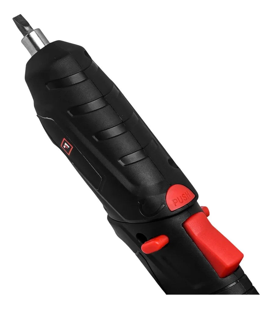 Kit Taladro De Impacto 500w + Destornillador Inalámbrico 10 - Rojo