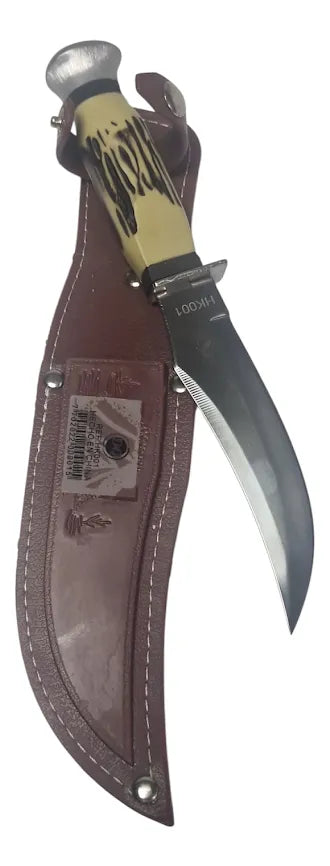 Cuchillo Militar Rambo Supervivencia Pesca Acampar Estuche Marrón
